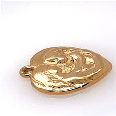 James Avery Tender Care Heart 14K Yellow Gold Charm